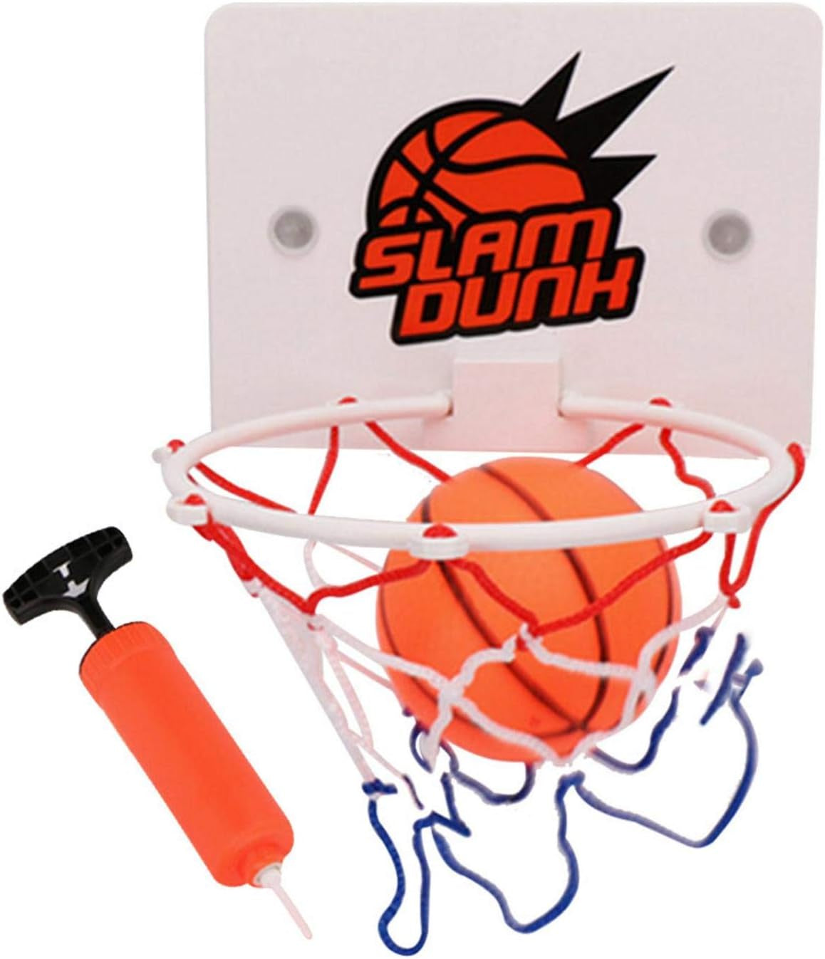 Applyvt Mini Basketball Set Indoor, Wall Mounted Kids Basketball Set W/ the Suction Cup, Adjustable Height Wall Basketball Hoop Outdoor,With Ball & Pump, Mobile Basketball Hoopgirls Boys Teens